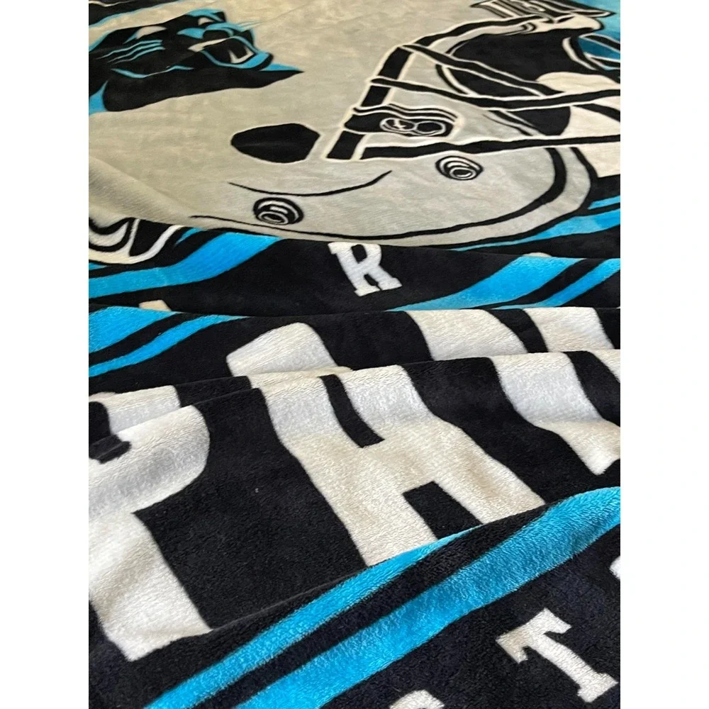 Carolina Panthers Sherpa Fleece Throw Blanket Soft Warm NFL‎ Football 50